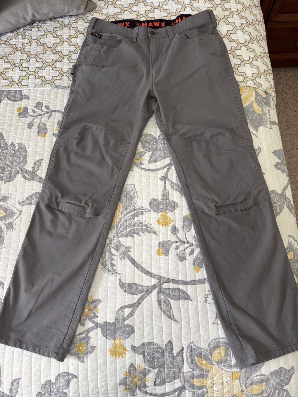 Hawx Gray Men's Cargo Work Pants - 34W x 36L